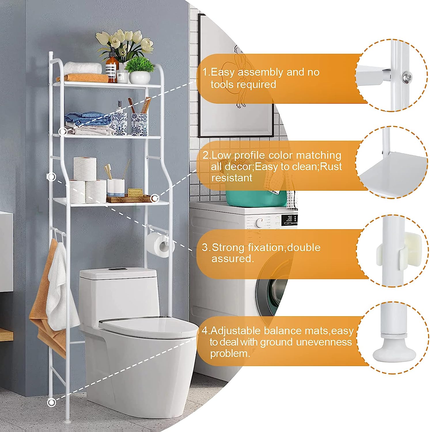 Bathroom organizer  منظم للحمام