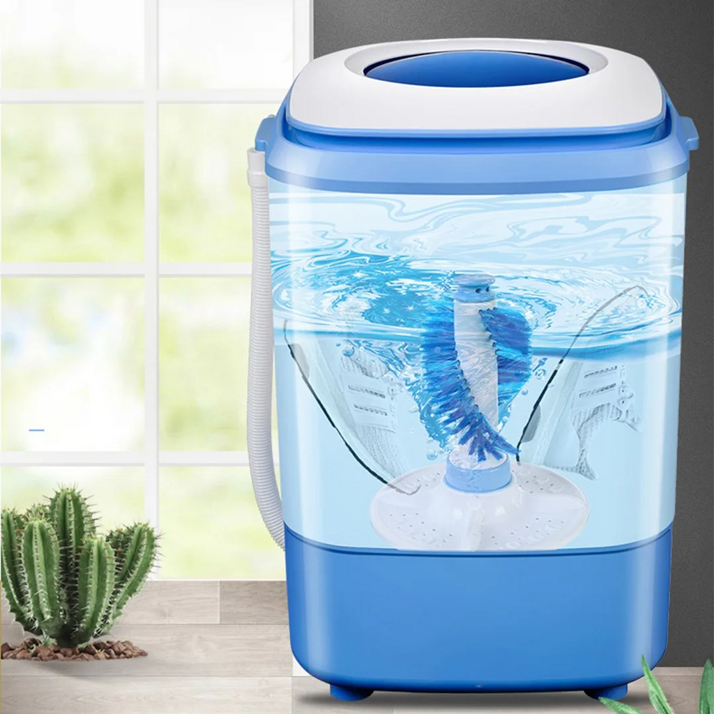 Portable Washing Machine Cleaning   غسالة محمولة صغيرة لغسيل الملابس والأحذية