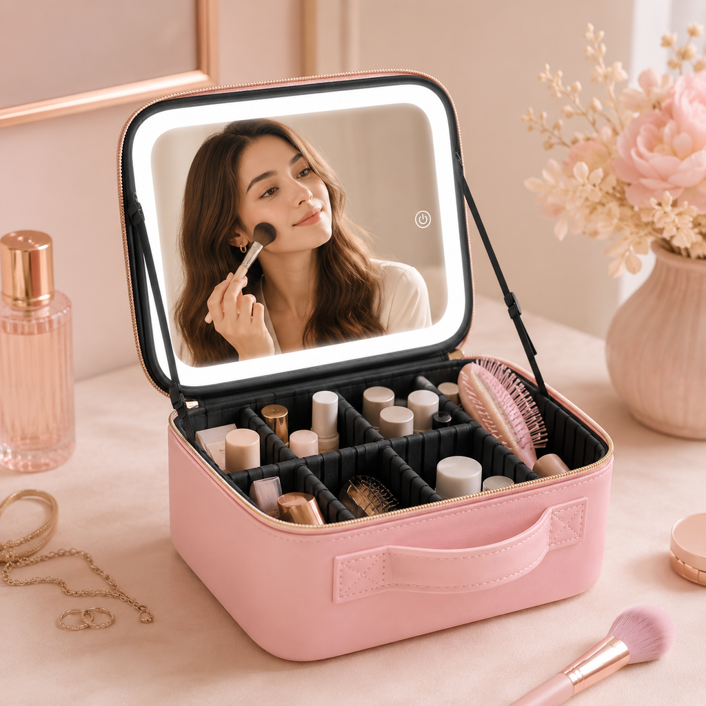 TasHub Glow LED Makeup Organizer Bag