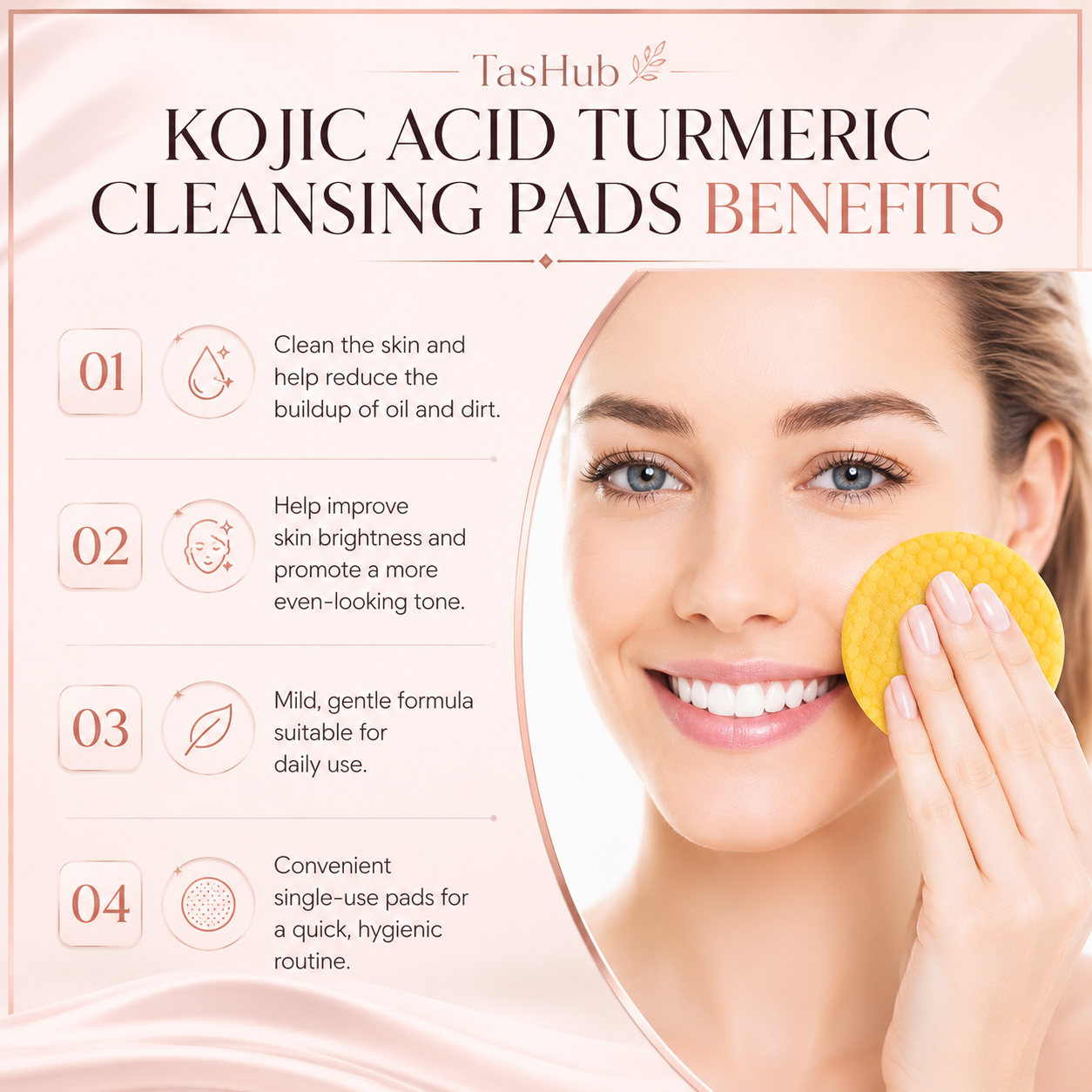 Kojic Acid & Turmeric Cleansing Pads