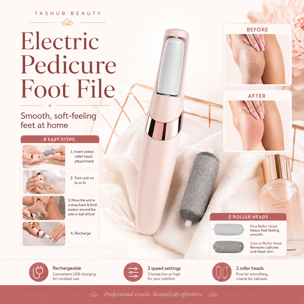 Electric Pedicure Foot File Callus Remover