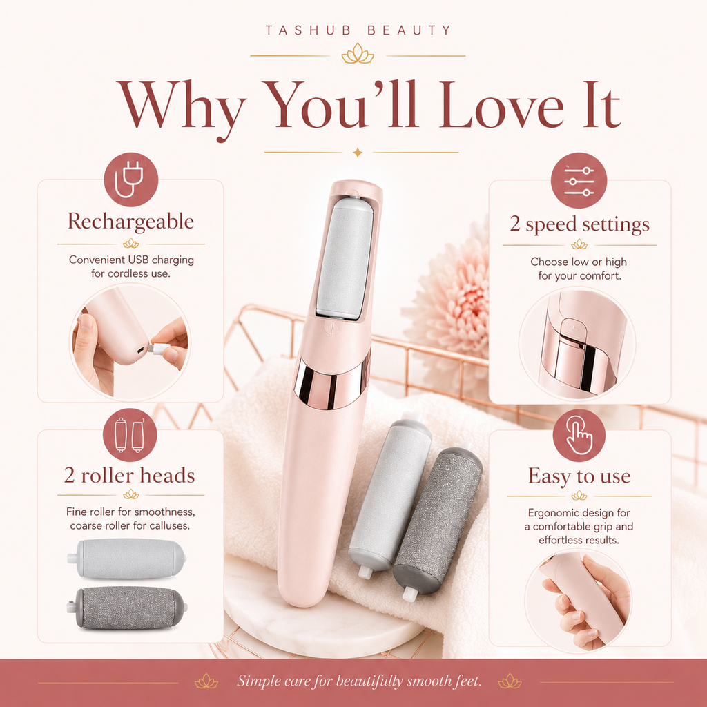 Electric Pedicure Foot File Callus Remover