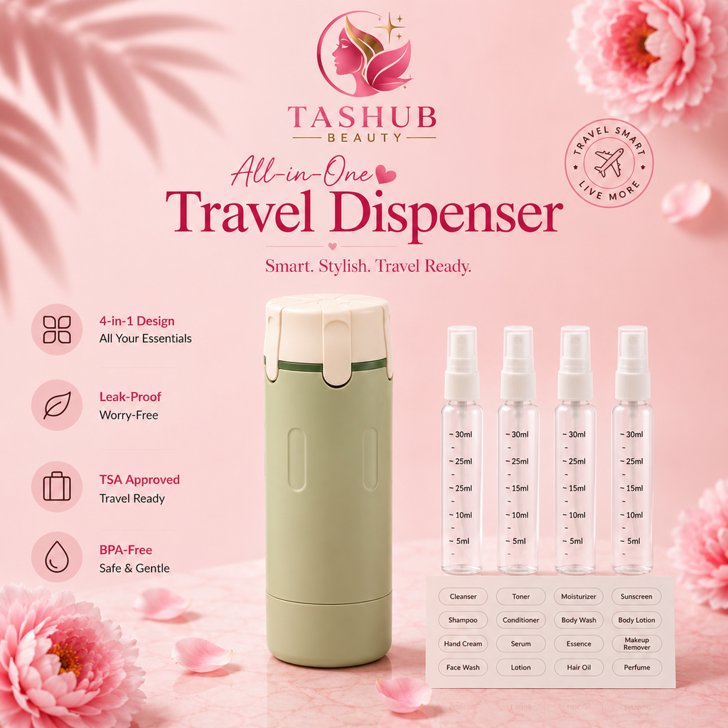 TASHUB TravelFit 4-in-1 Beauty Dispenser