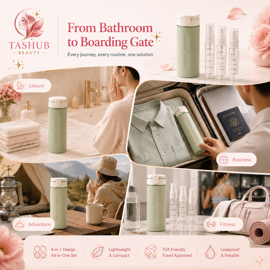 TASHUB TravelFit 4-in-1 Beauty Dispenser